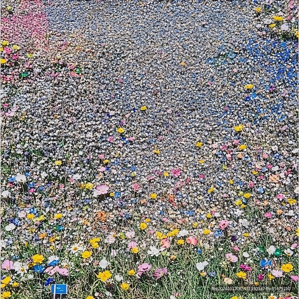枯萎的花海