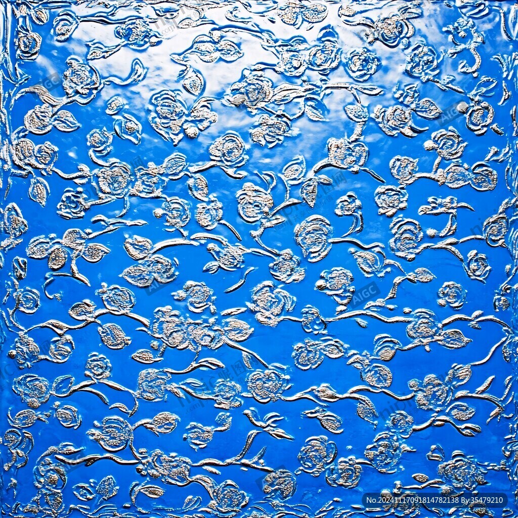 皇家蓝立体感浮雕背景