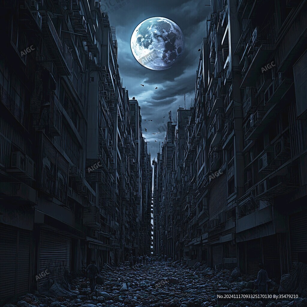 世界末日混乱场景