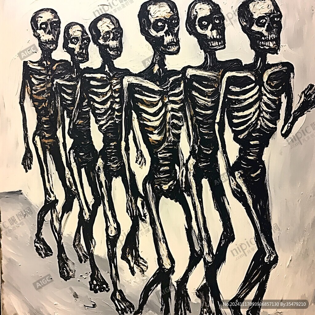 丧尸立体画