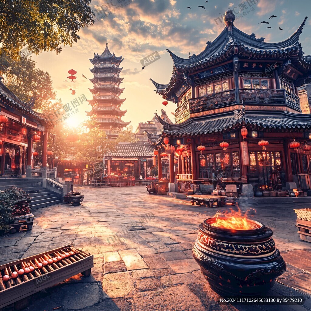 古代豫园场景