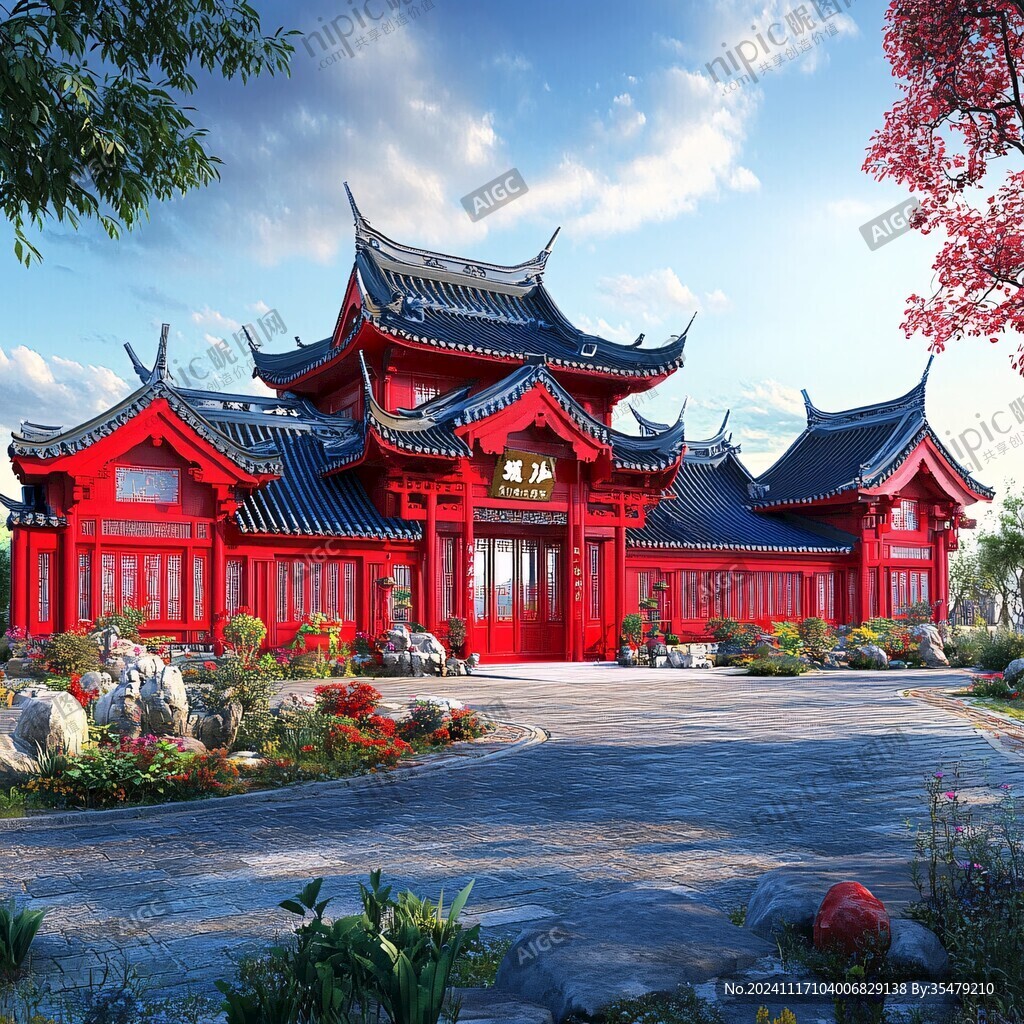 古建效果图