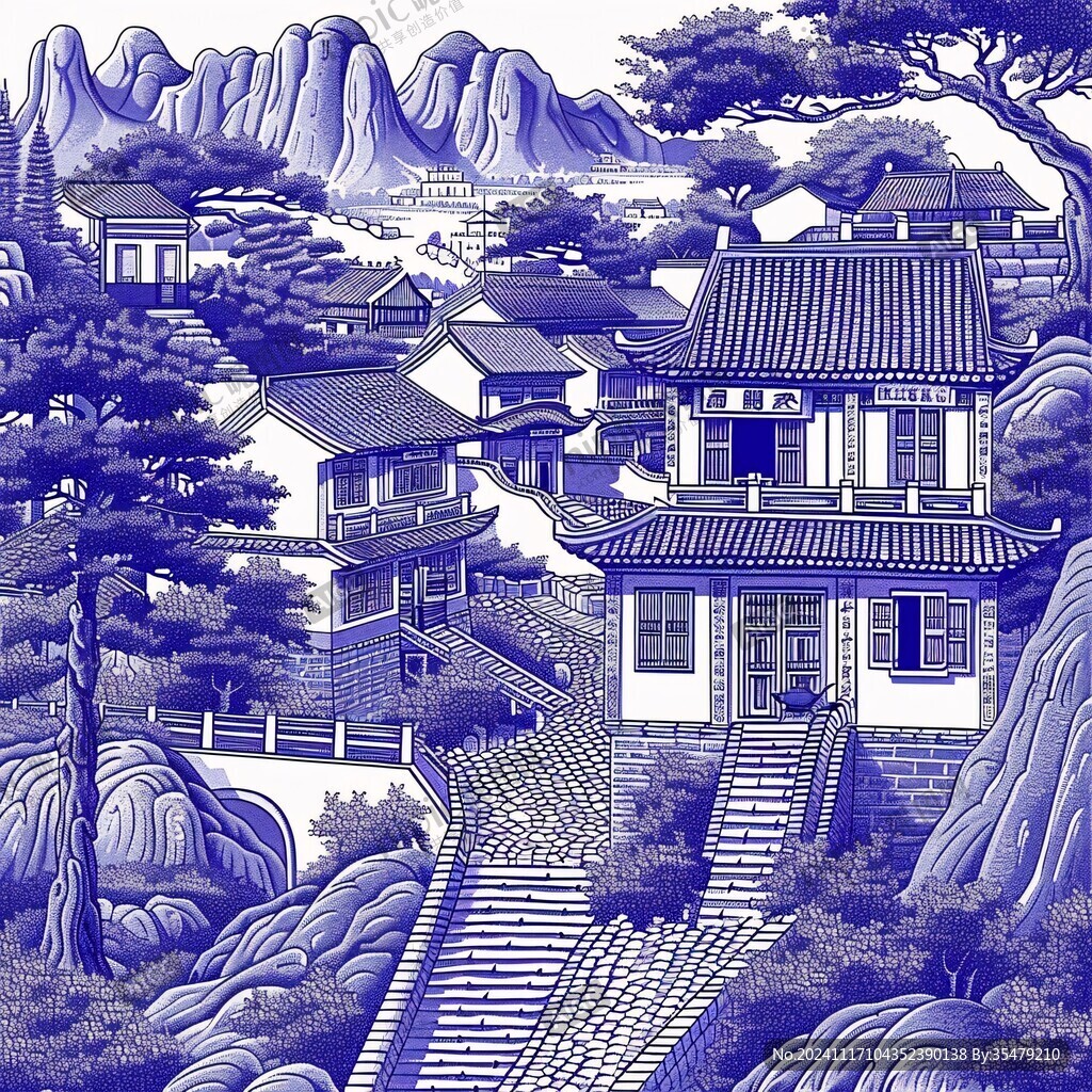 弇山园插画