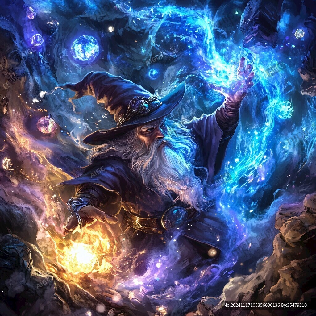 魔法师插画