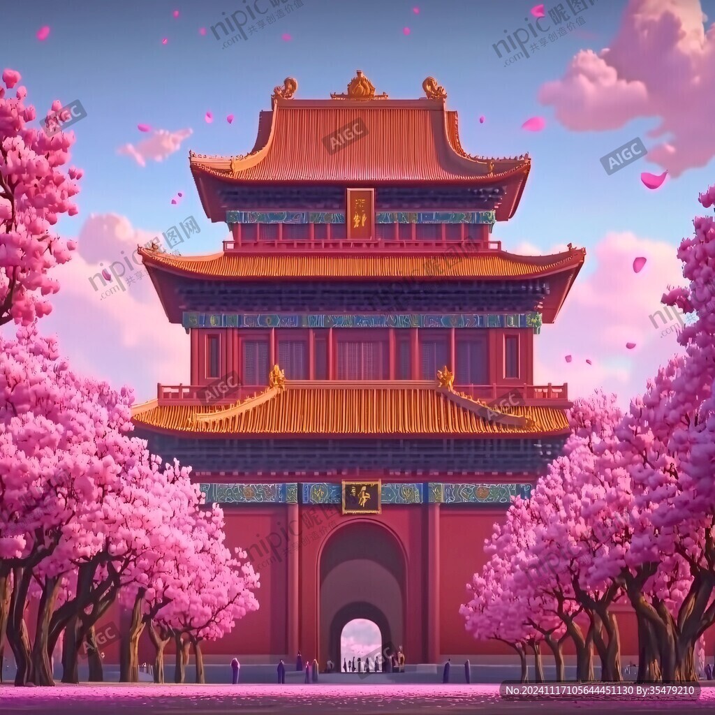 神武门插画