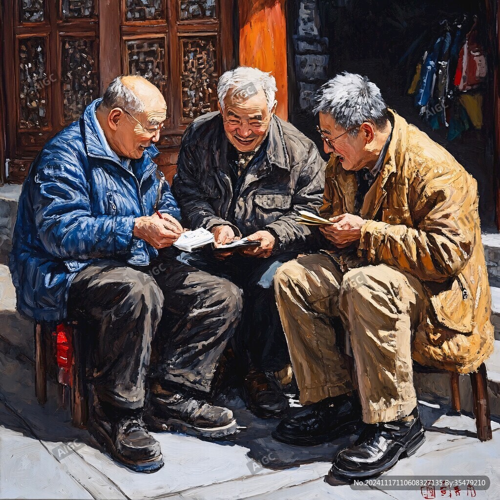 擦鞋人生活场景
