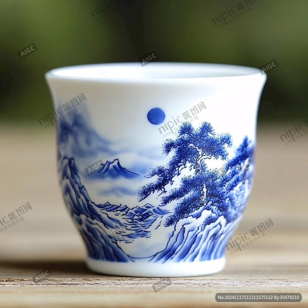 茶杯迎客松