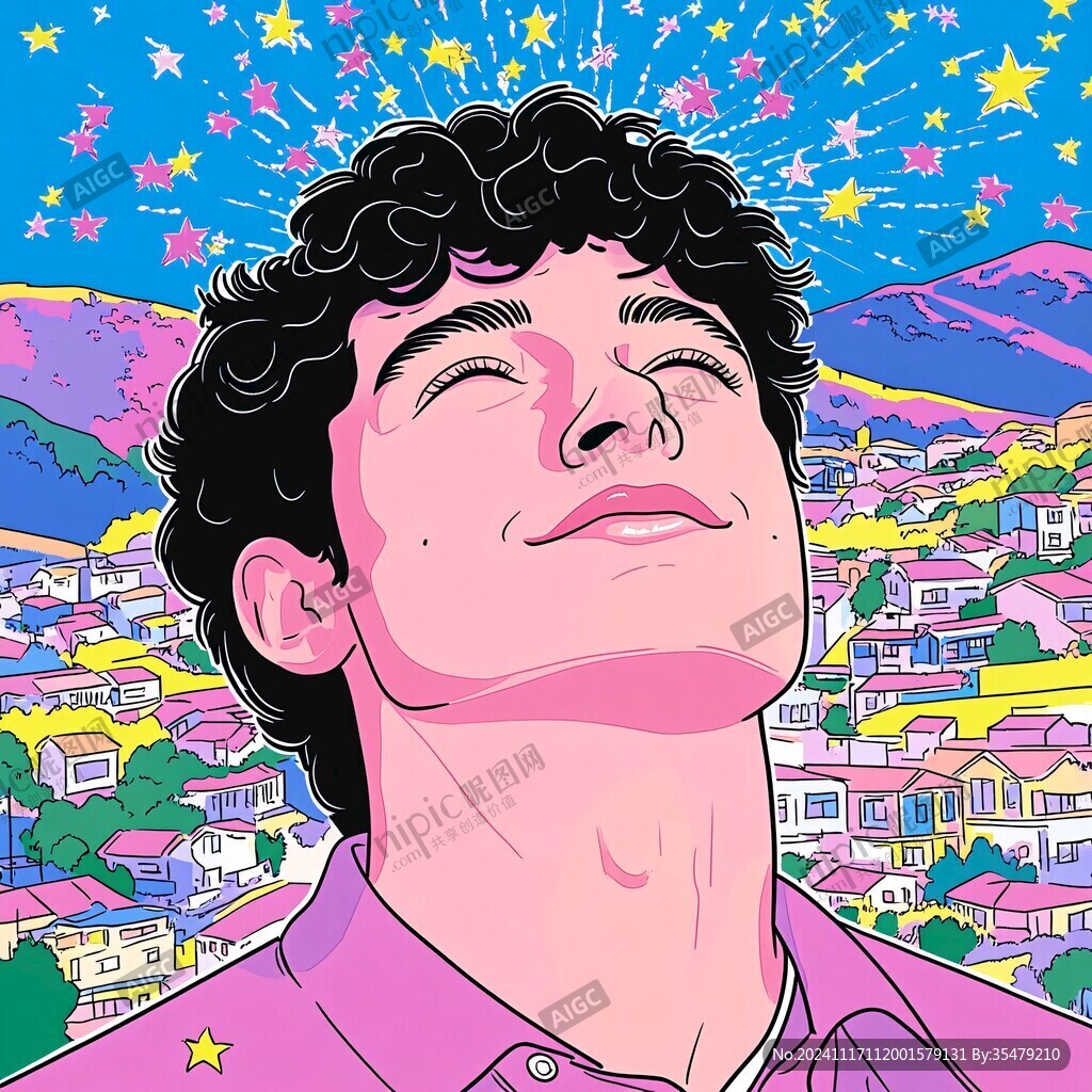 波普风插画