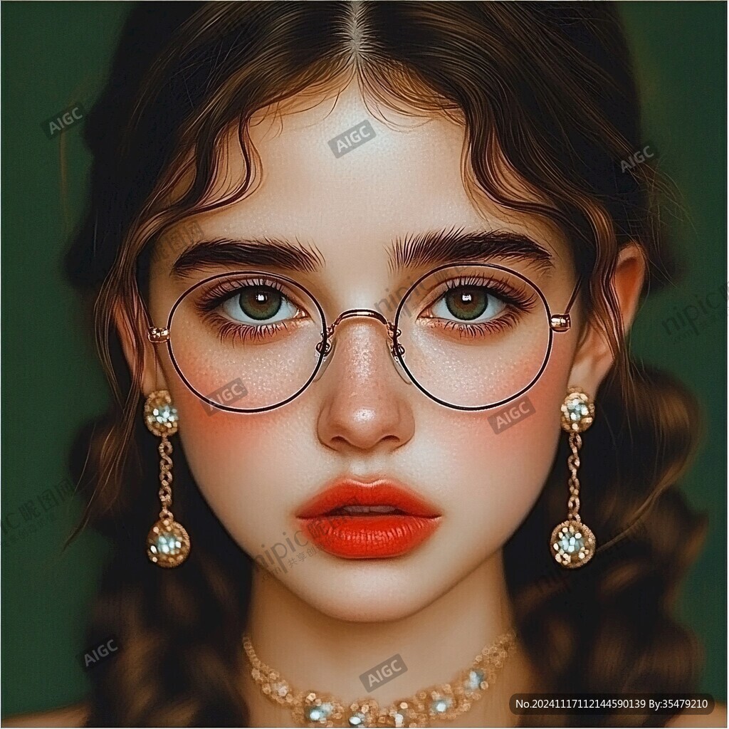 写实人物插画