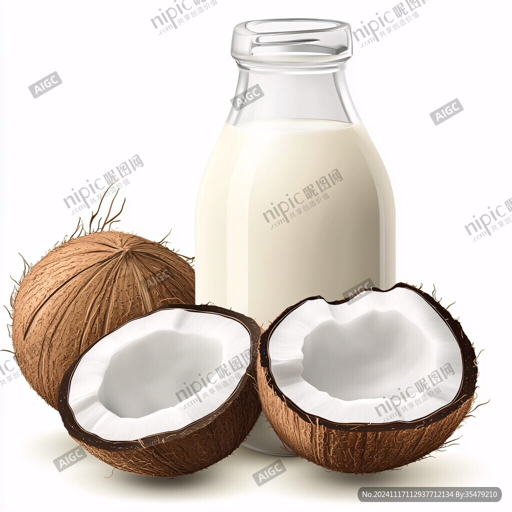 椰子汁高清椰子图片