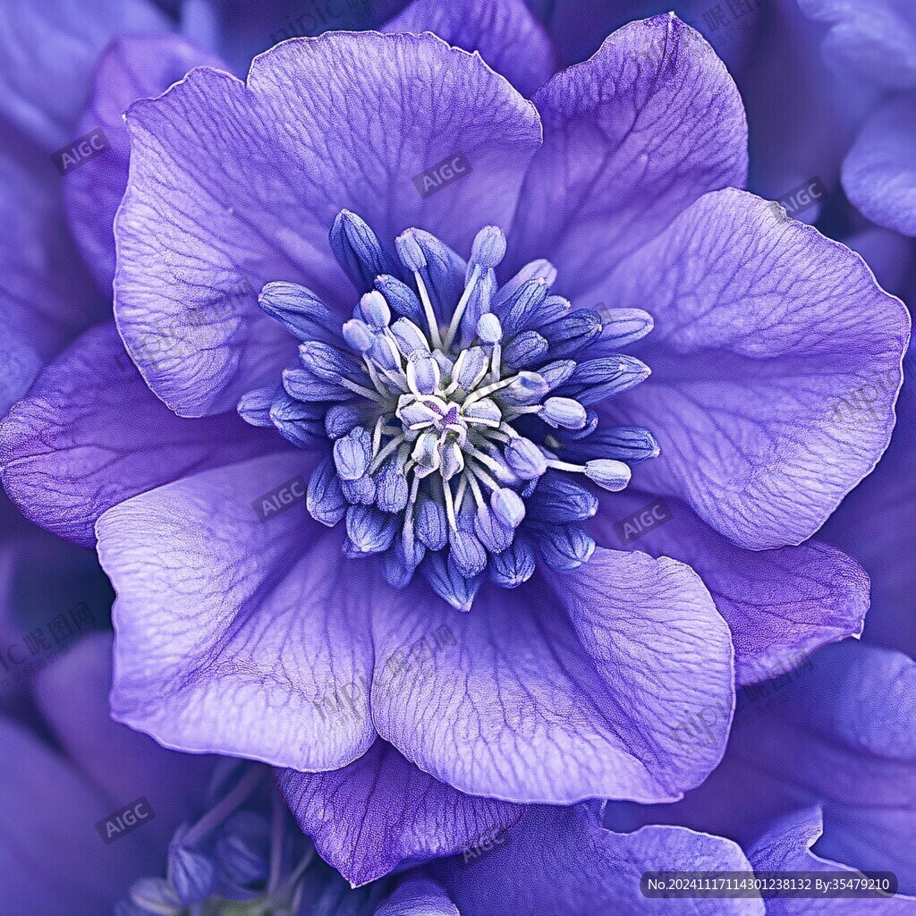 花瓣蓝紫色
