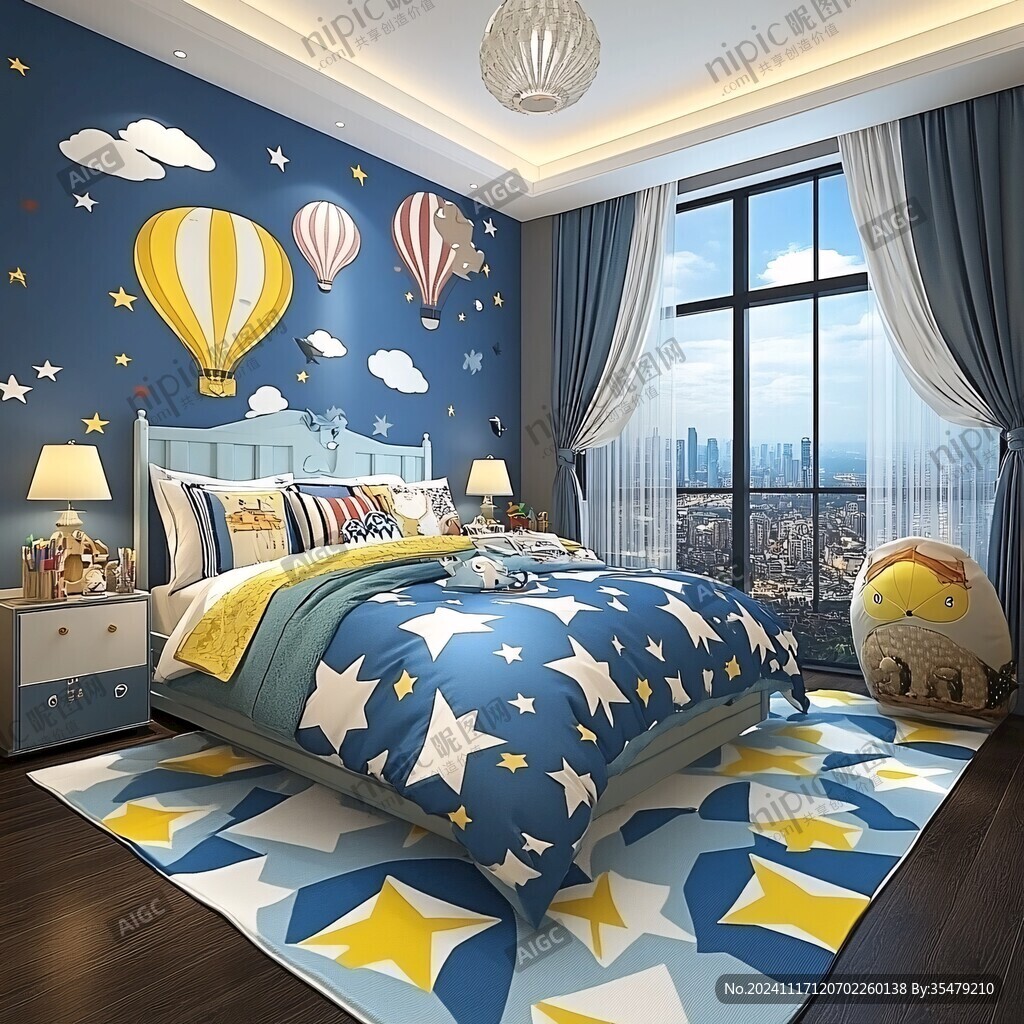儿童房3d插画壁纸
