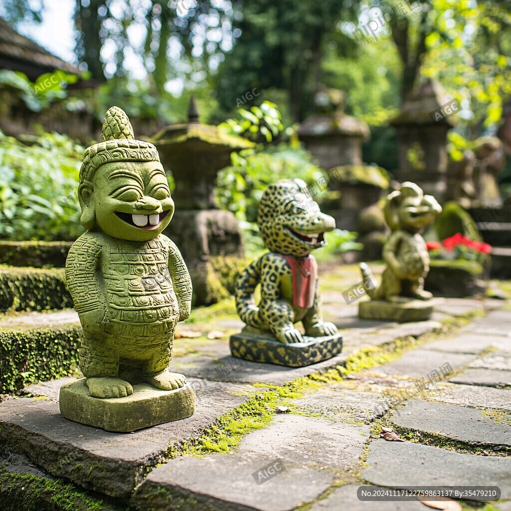 巴厘岛神像