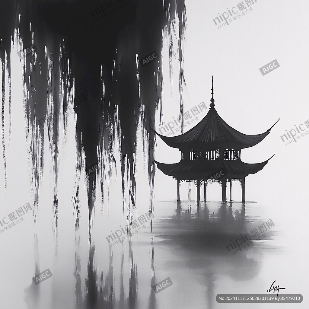 水墨蠡园