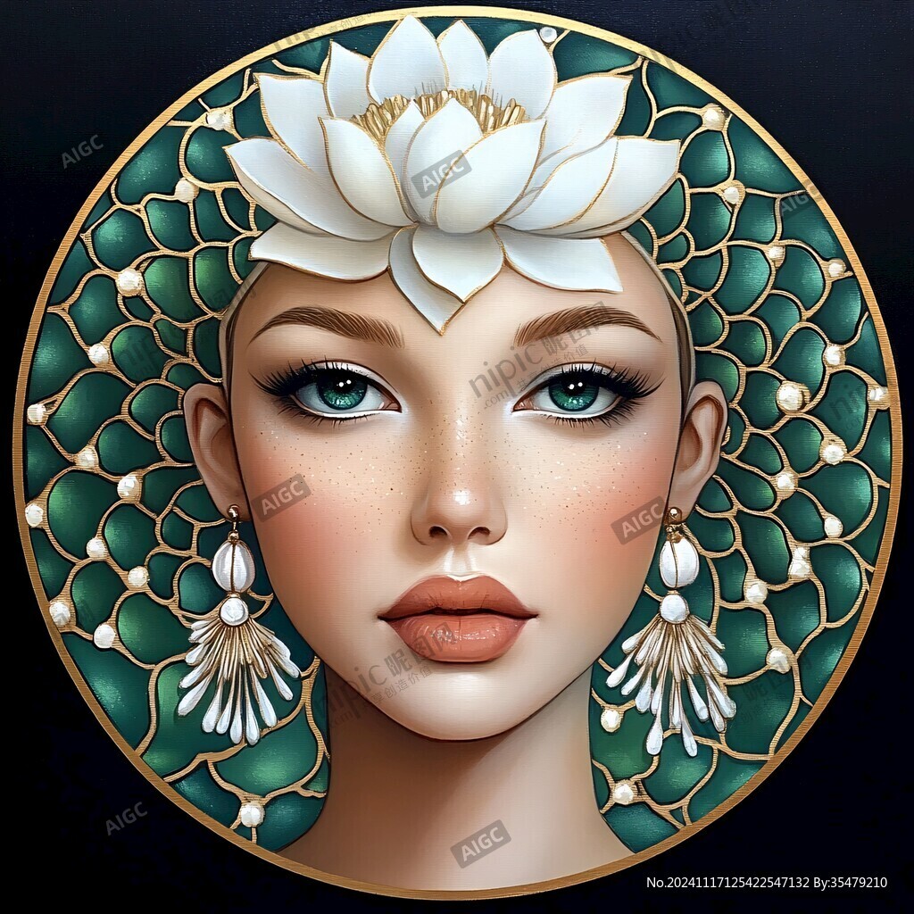 民族女性插画