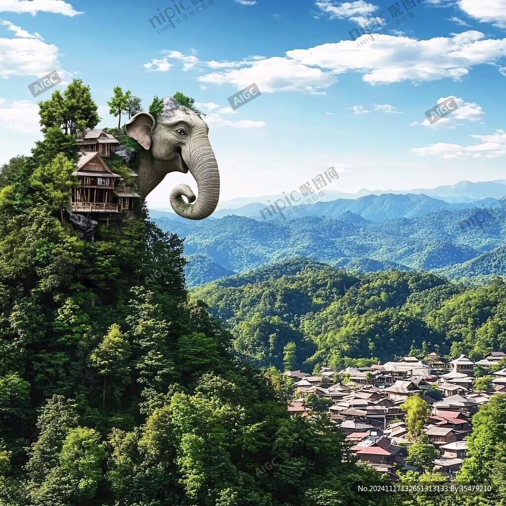 傣族建筑大象