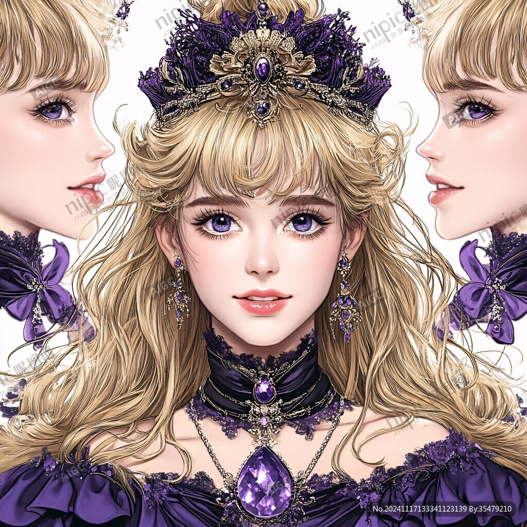 欧风少女卡通少女
