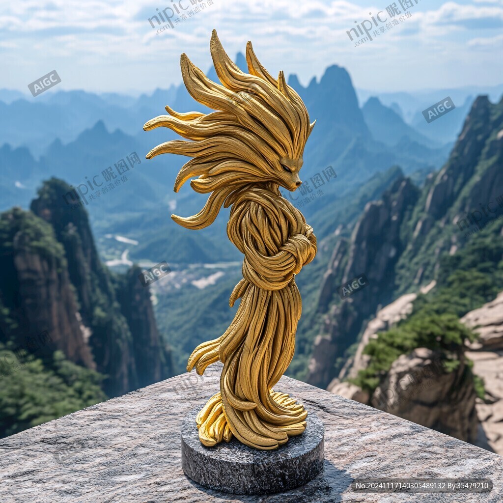 神龙架标志性雕塑