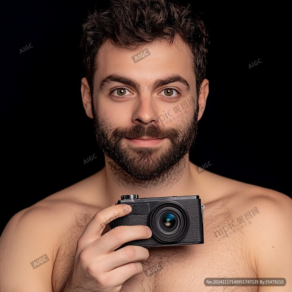 展示看着camera