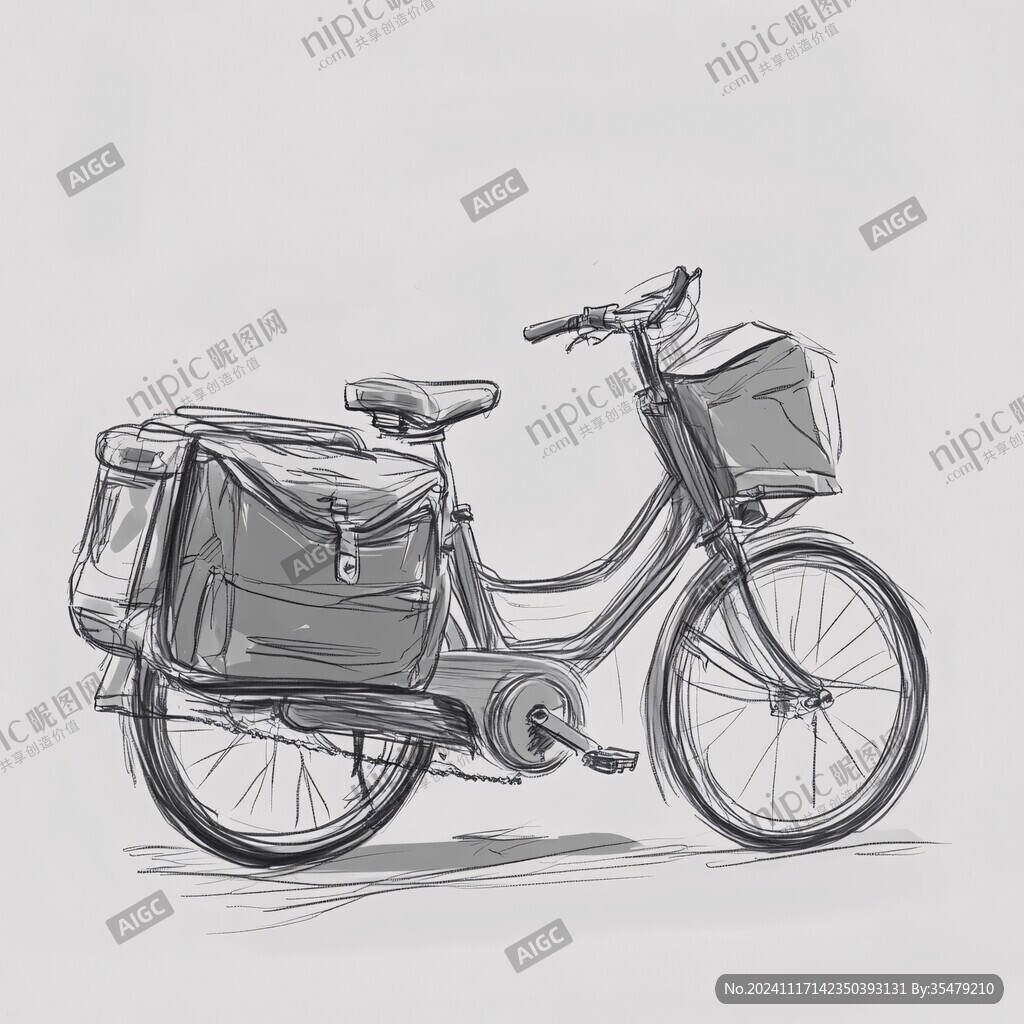 手绘电动车