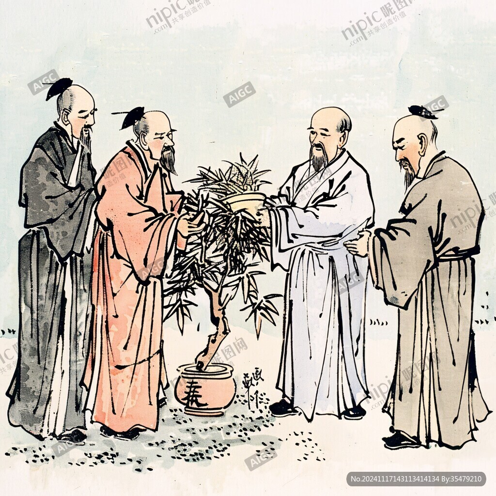盆栽植物的历史