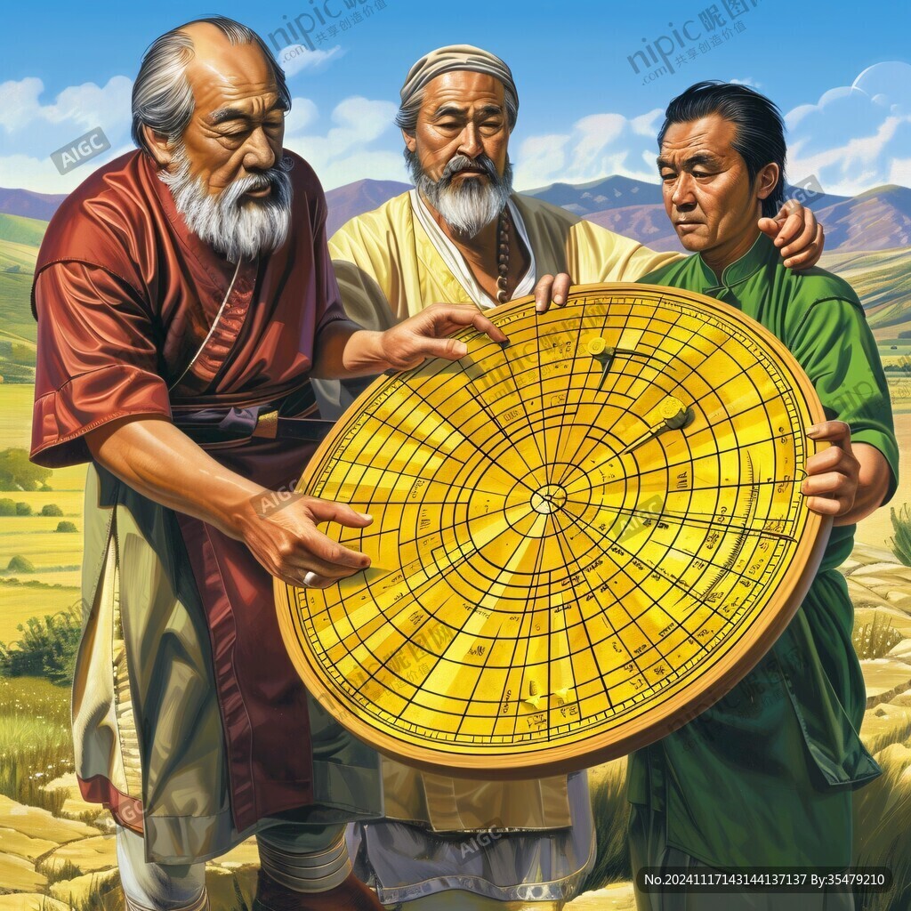 古代作饼图