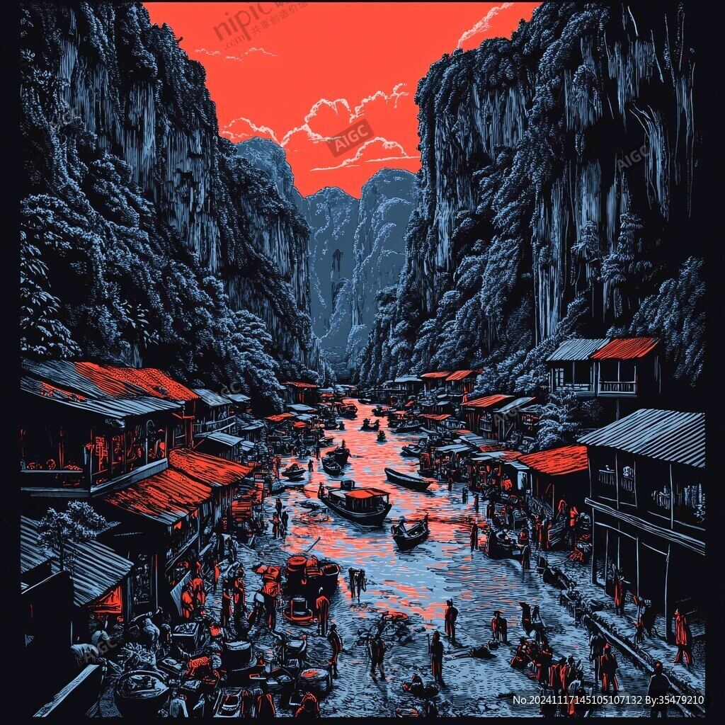 湘西插画