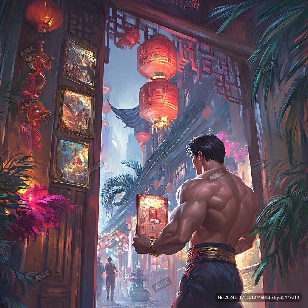 横店插画