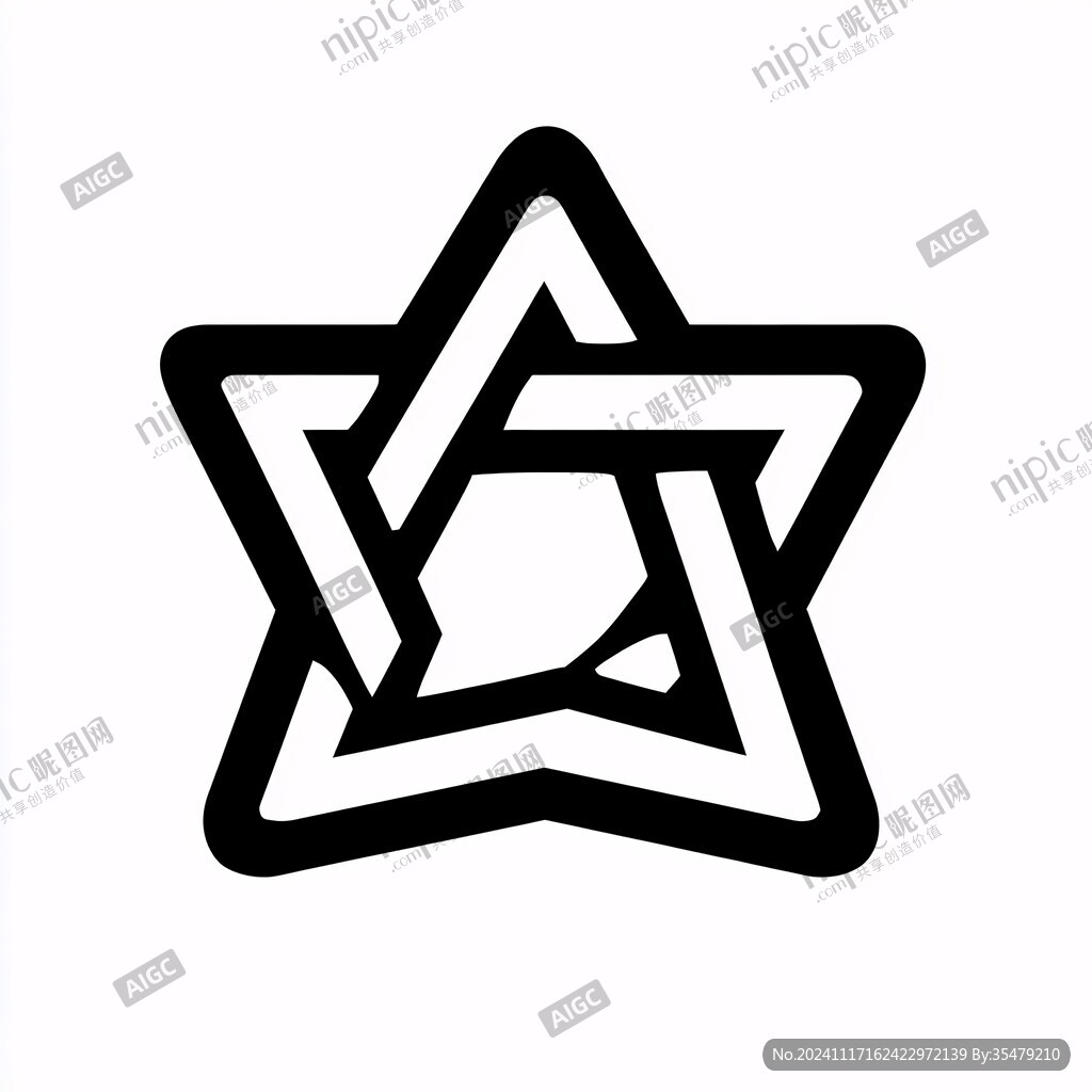 潮牌星星logo