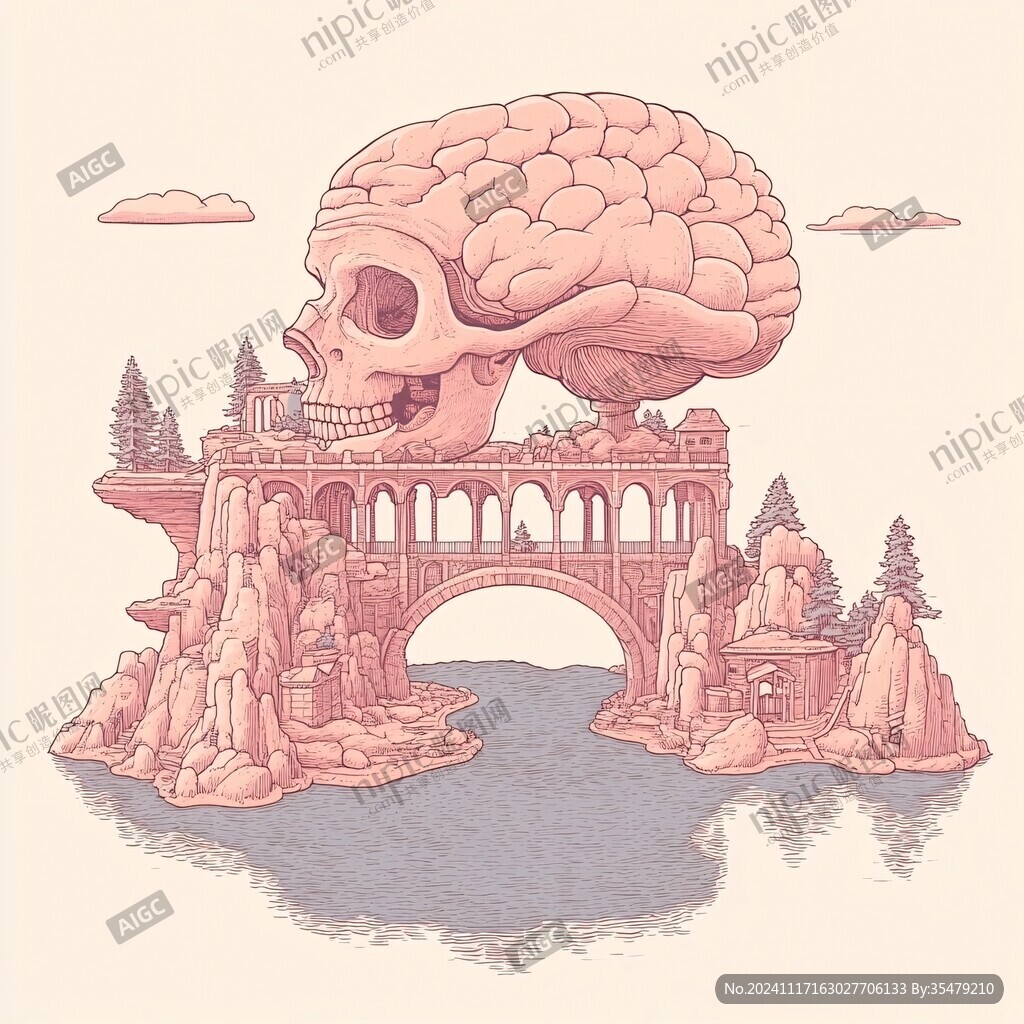 麻省理工大学旅游插画