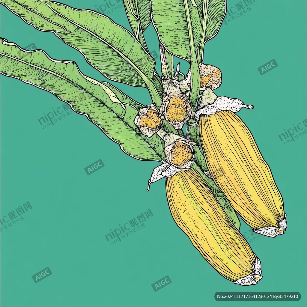 小米蕉插画