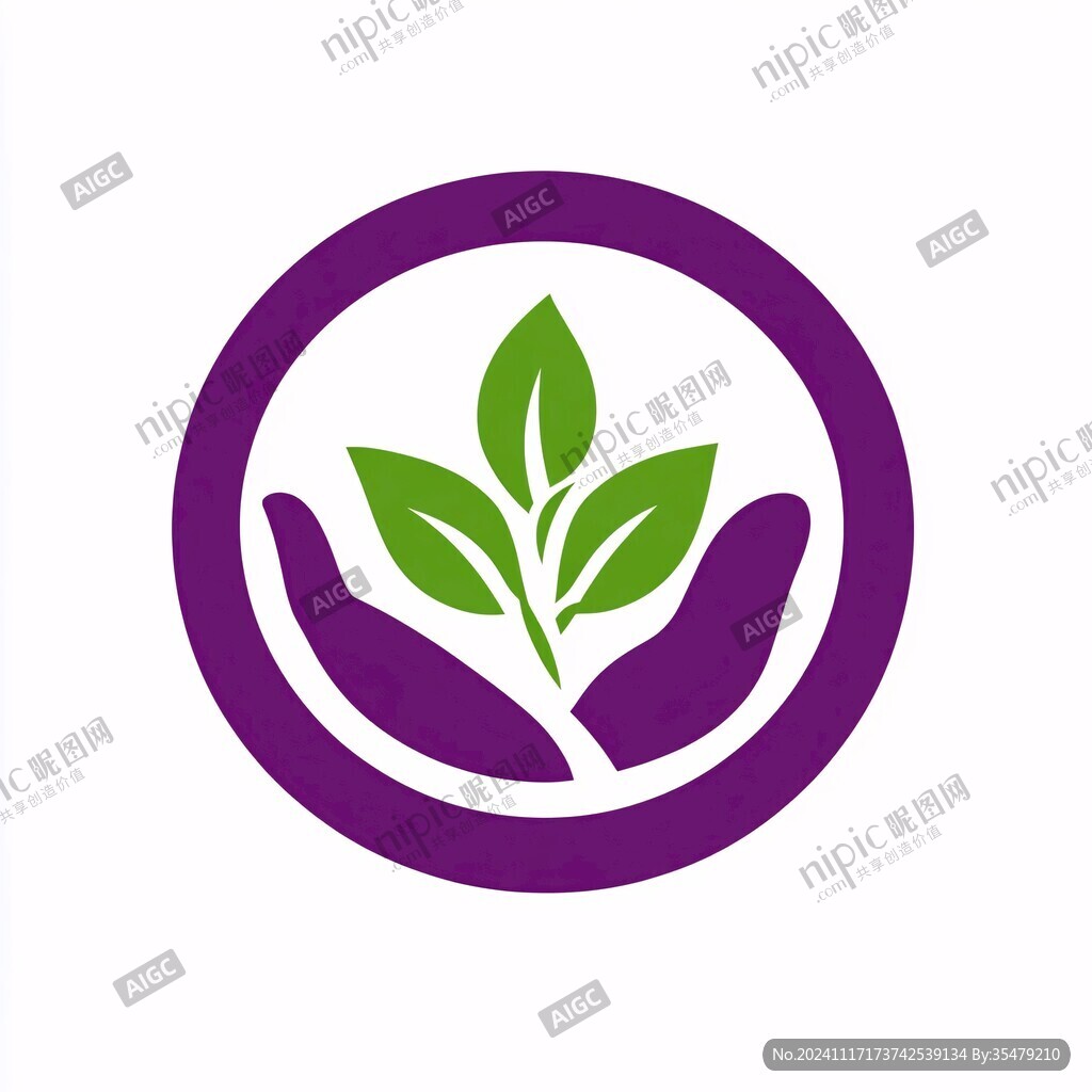 植物标志排毒logo