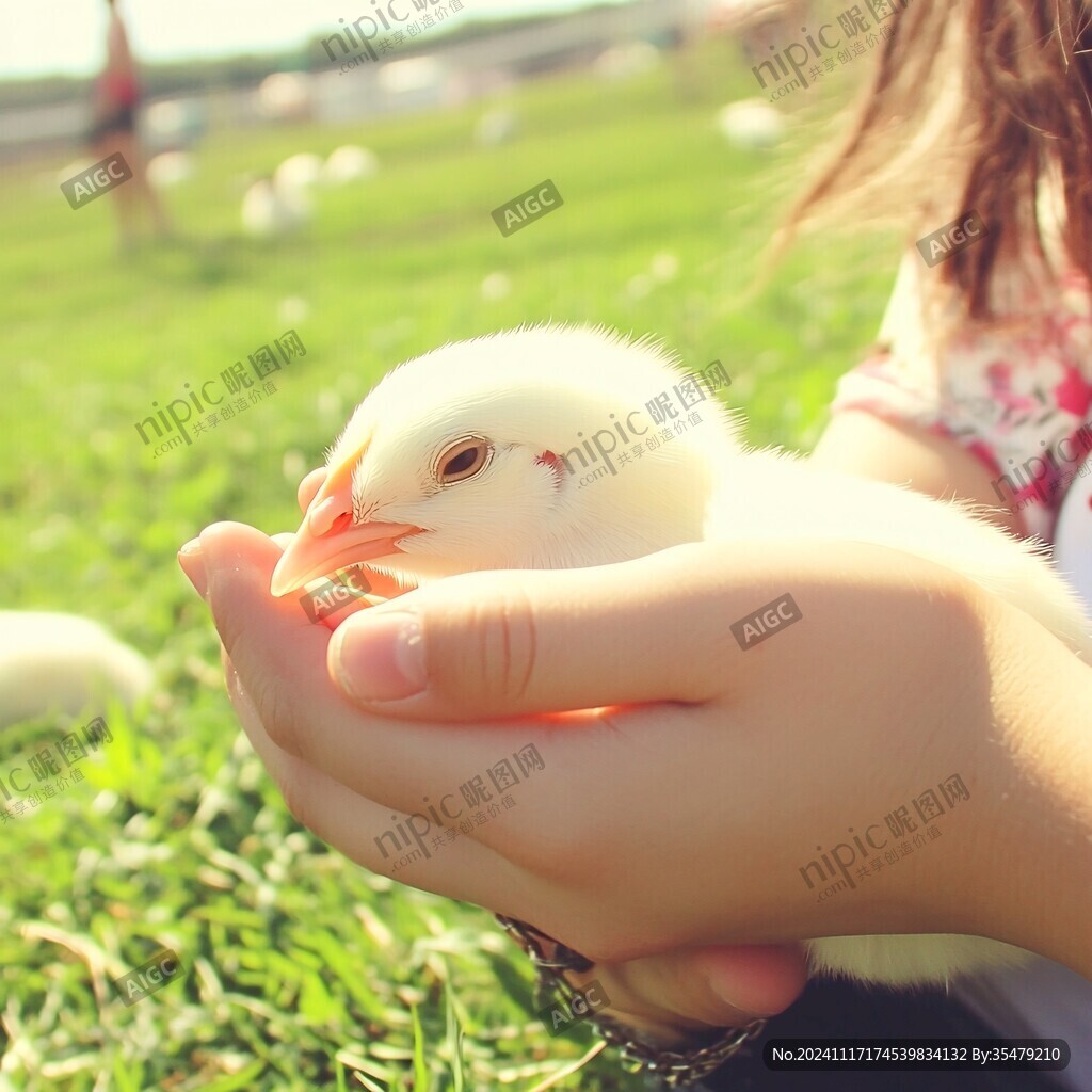 萌萌的小鸡仔