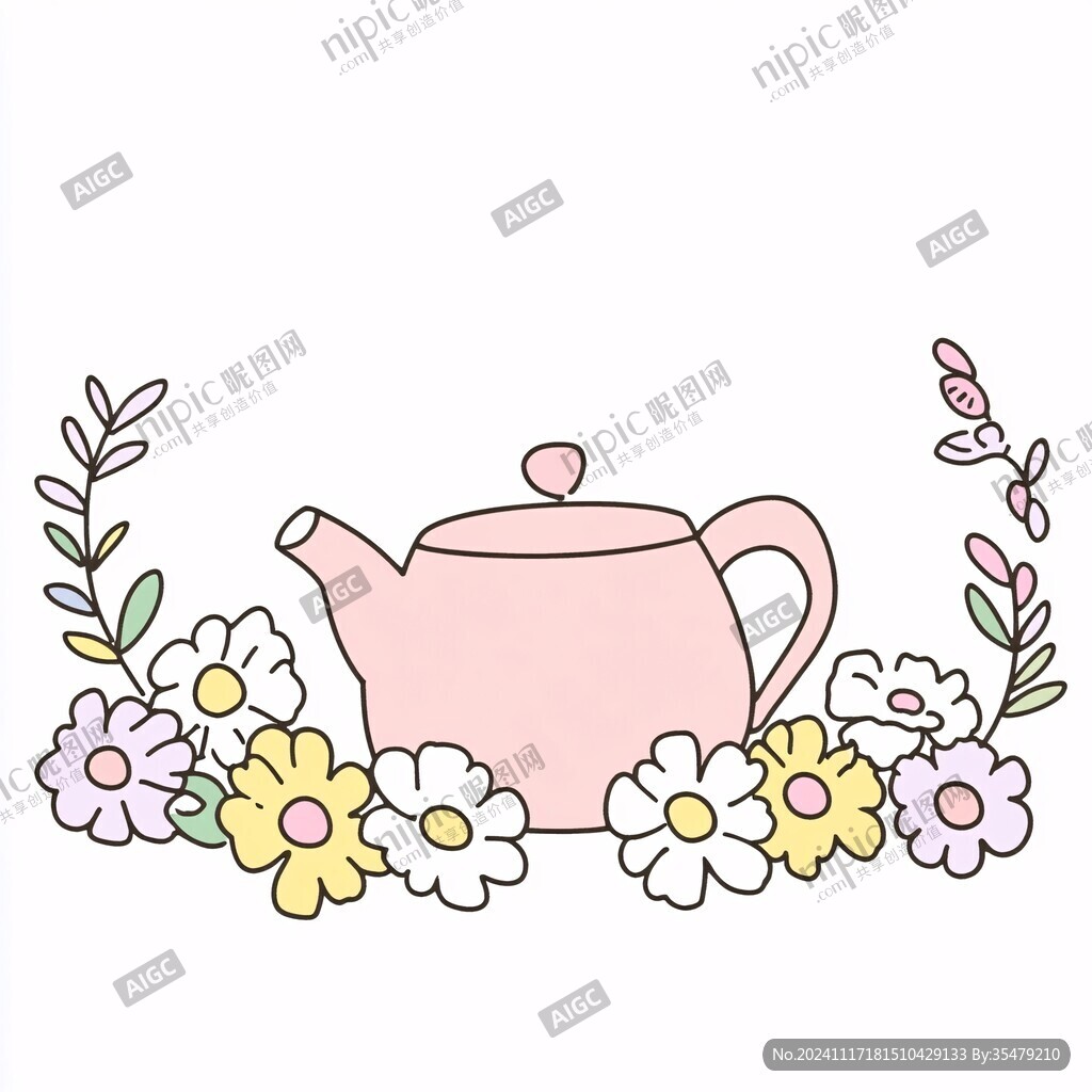 卡通水壶边框