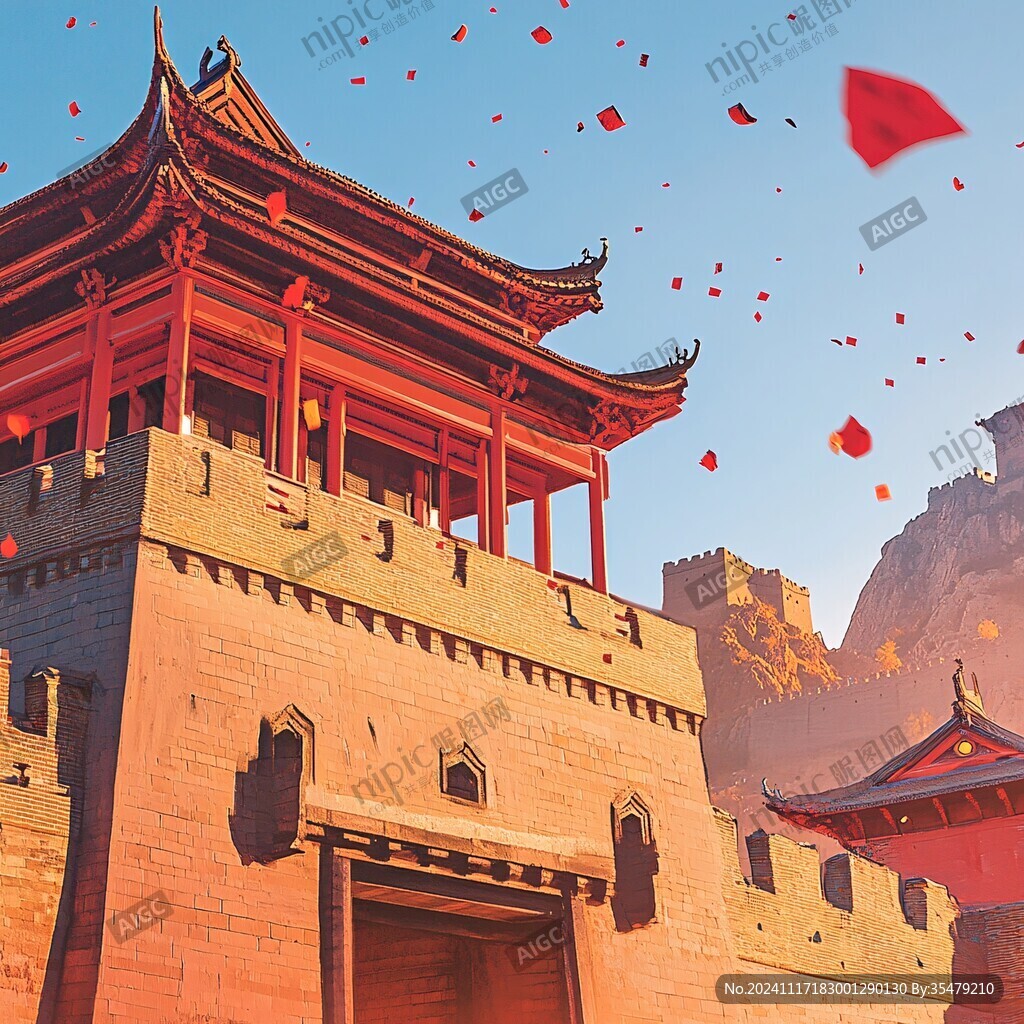 大境门插画