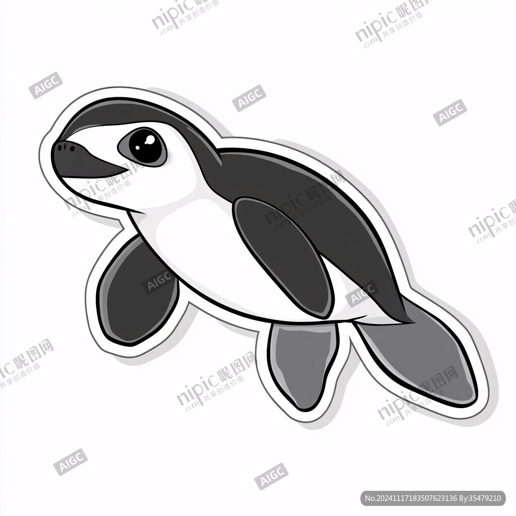 企鹅卡通logo