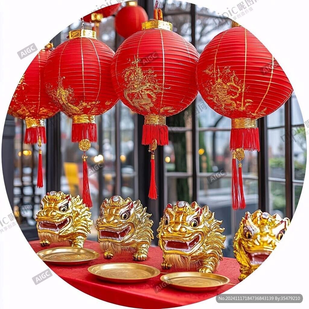 2024年醒狮吊饰