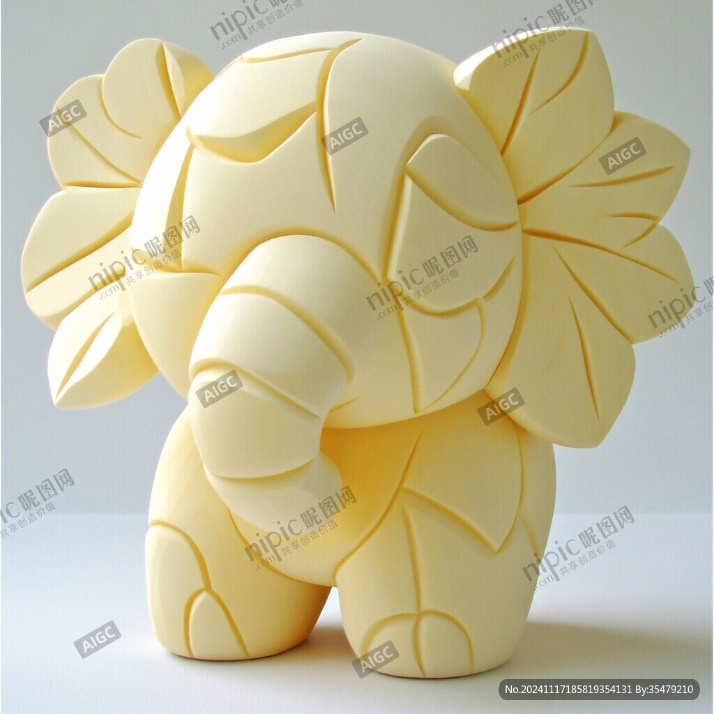 大象3d花