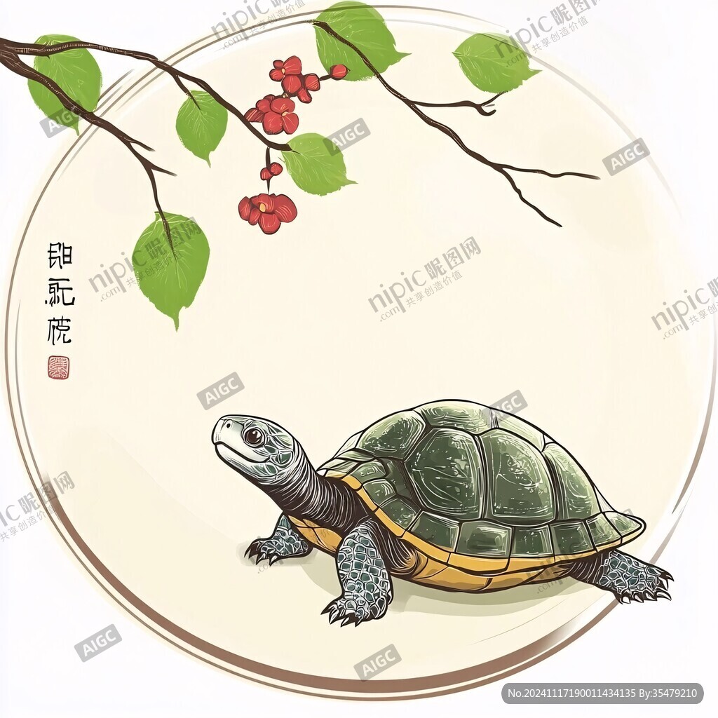 原创乌龟插画