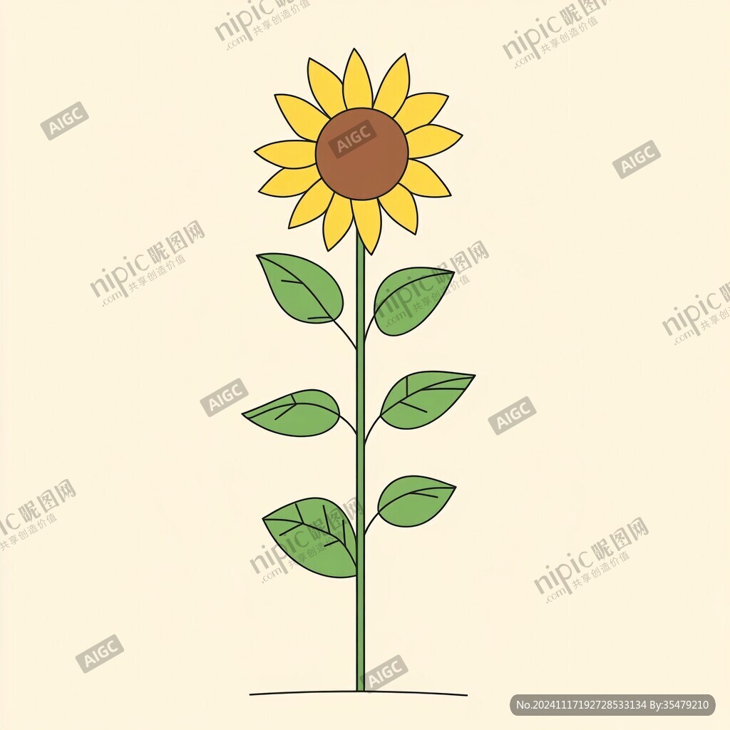 简易向日葵花