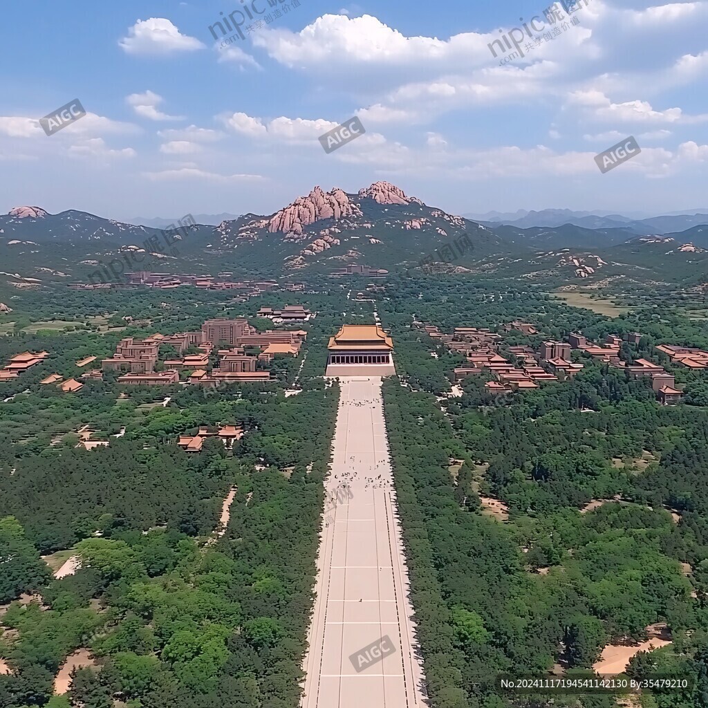 中轴线俯拍