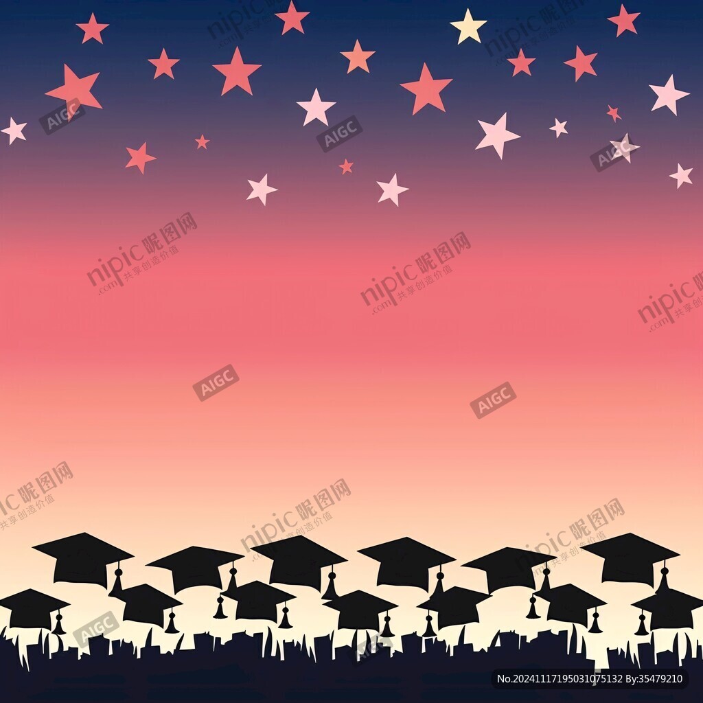 大学生毕业典礼背景