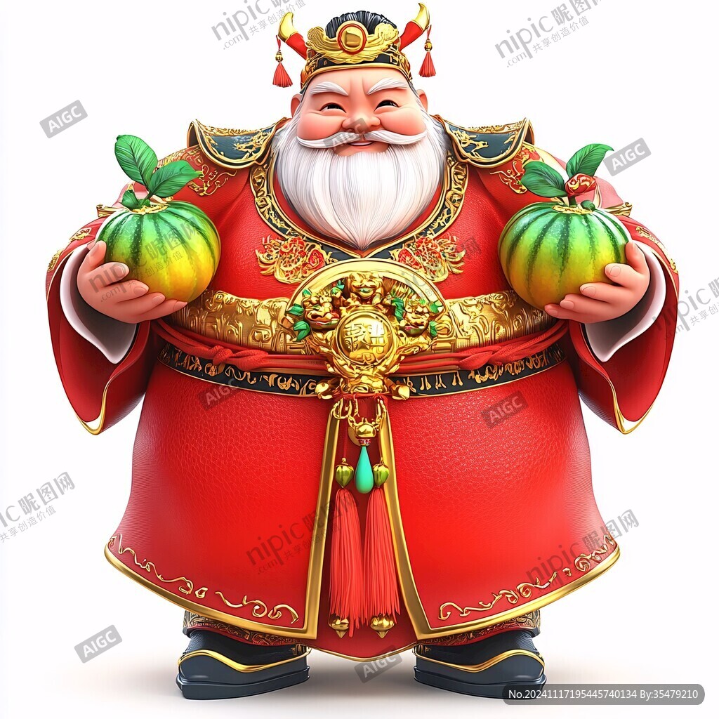 高清晰财神爷