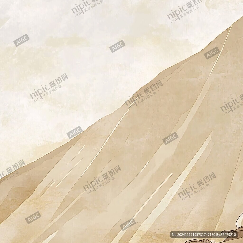 沙漠意境装饰画