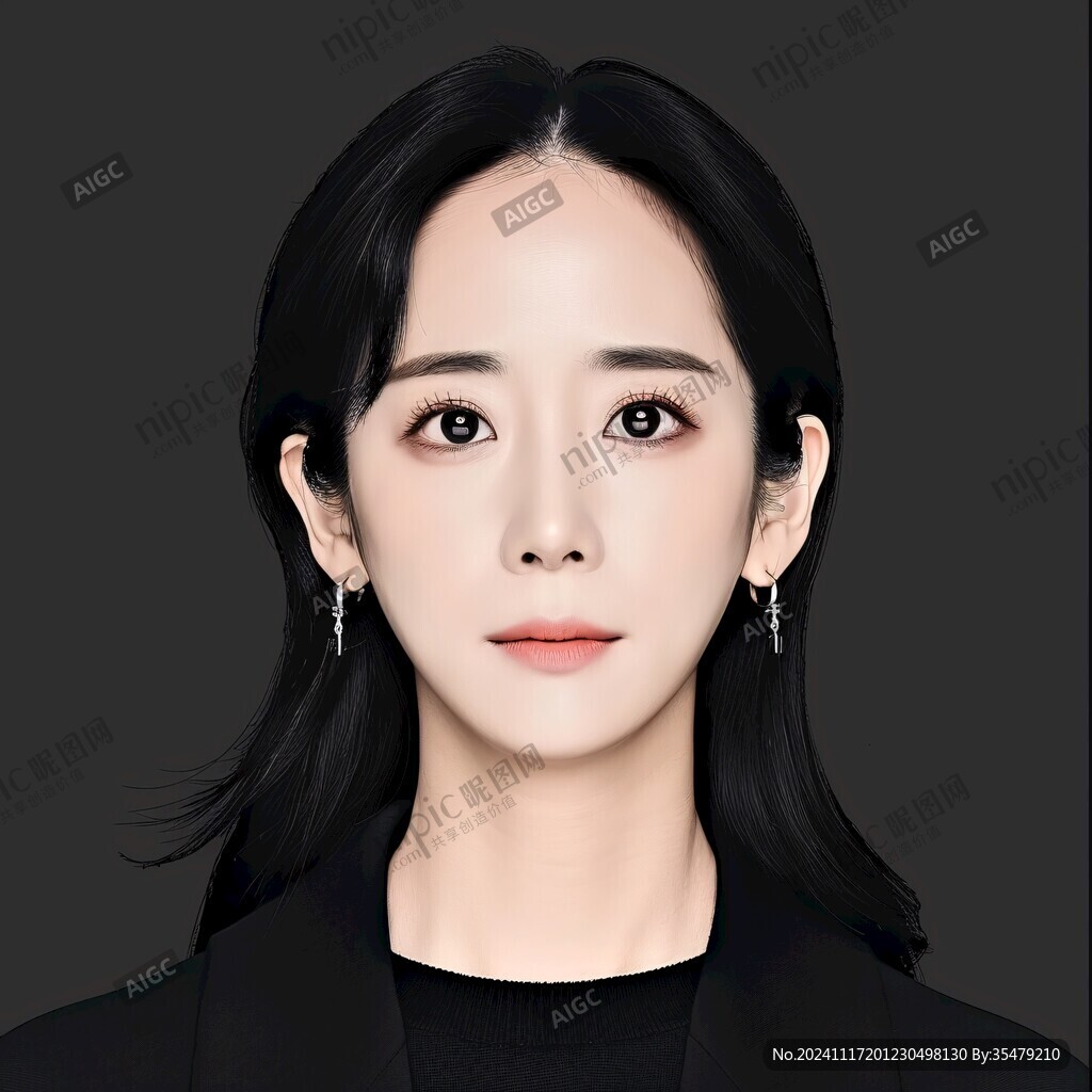 韩系证件照