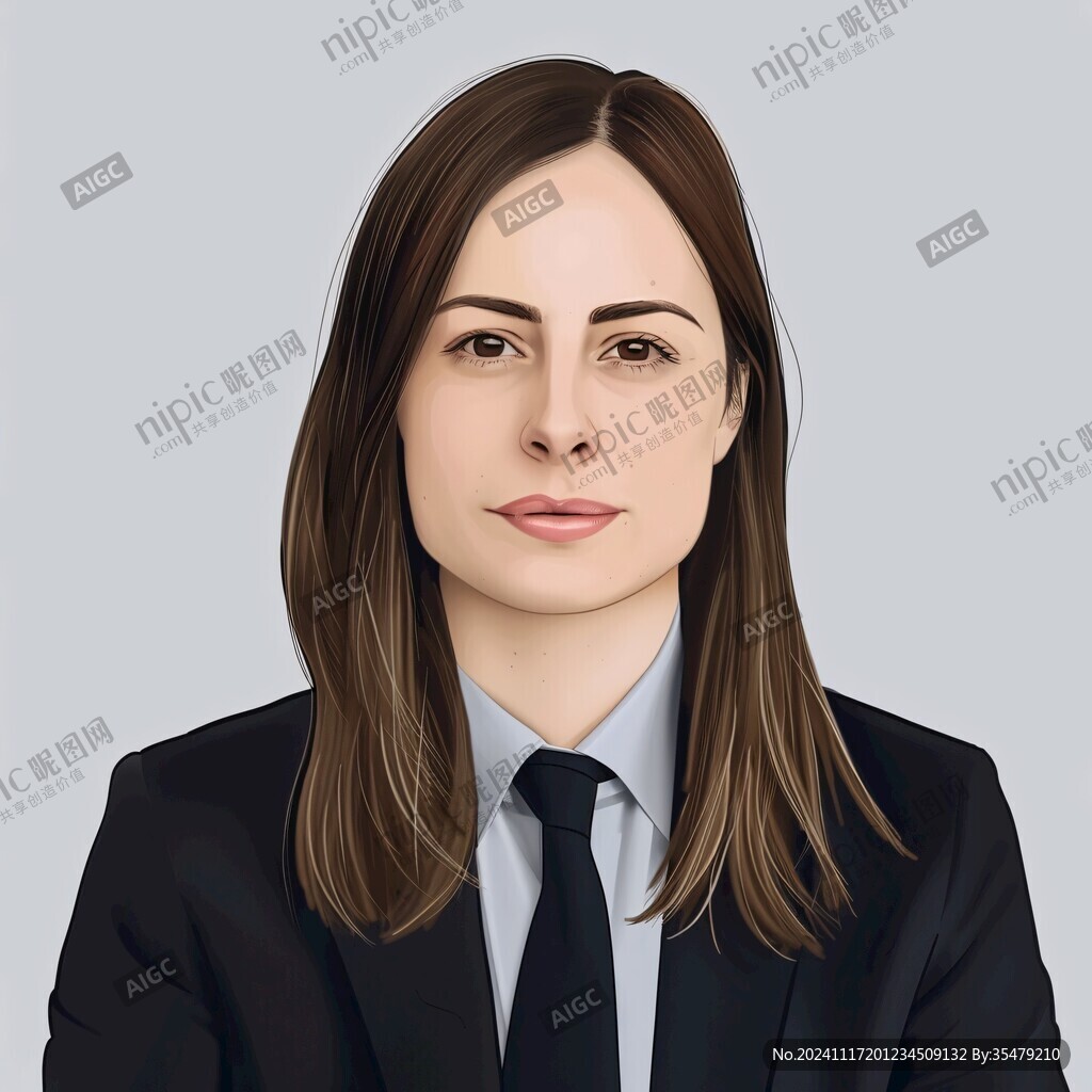 职业女性插画