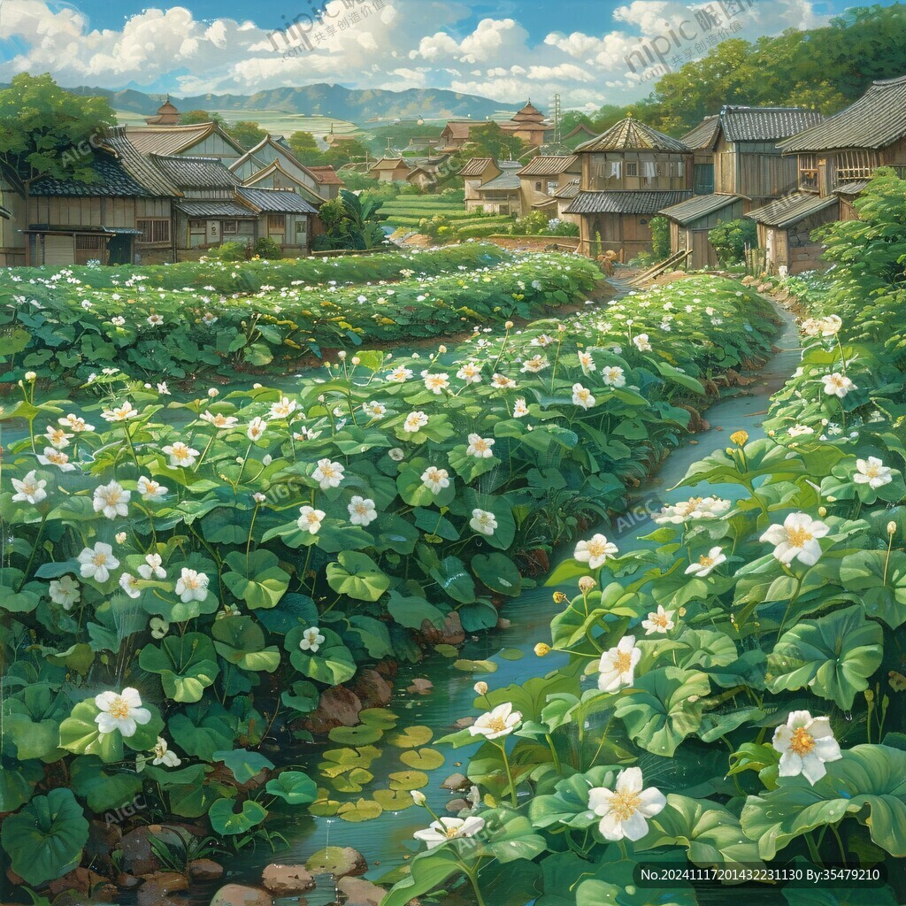 日系风景插画