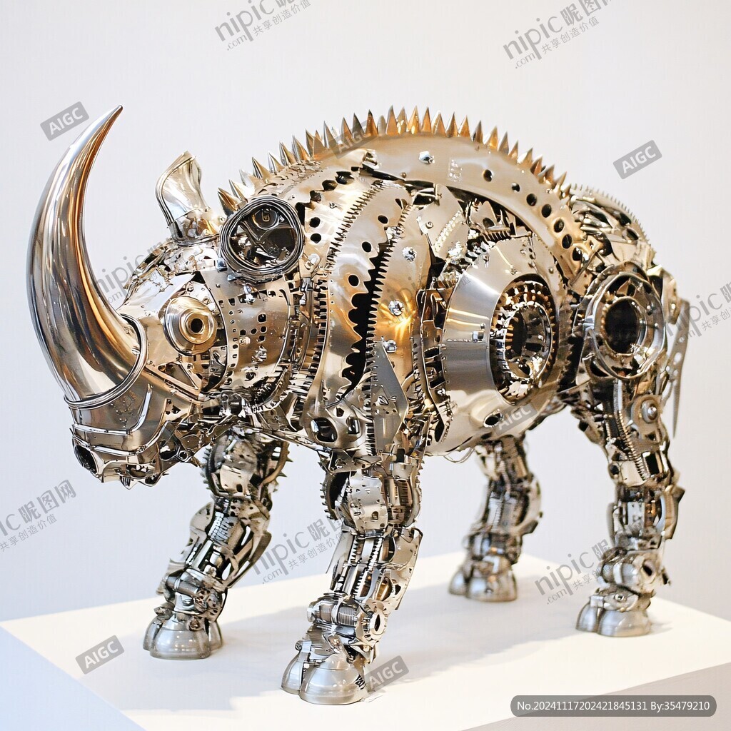 后现代机械科幻装饰品