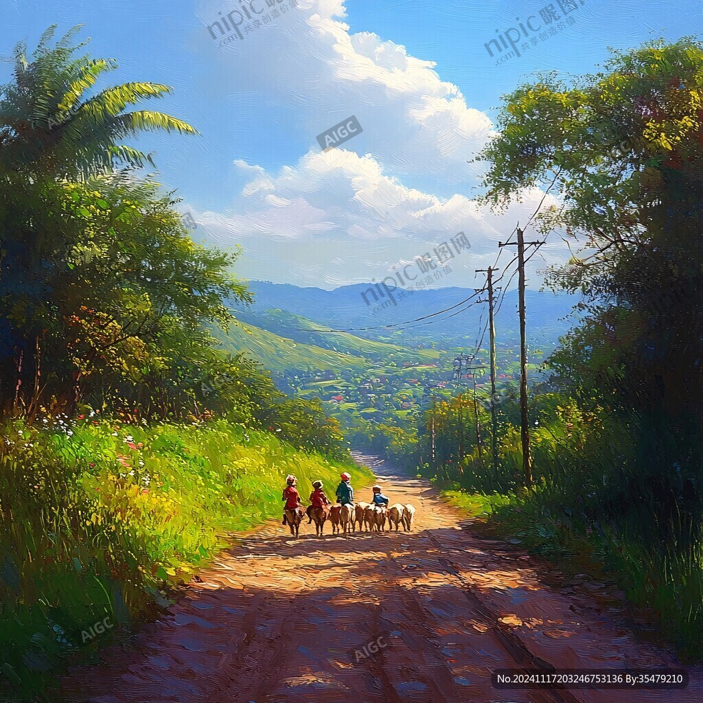 茶马古道插画