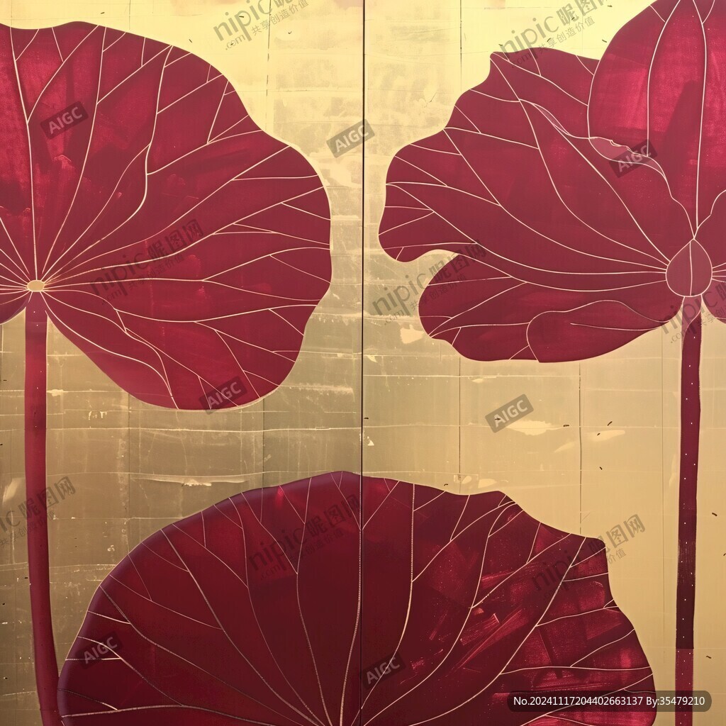 荷花艺术玻璃